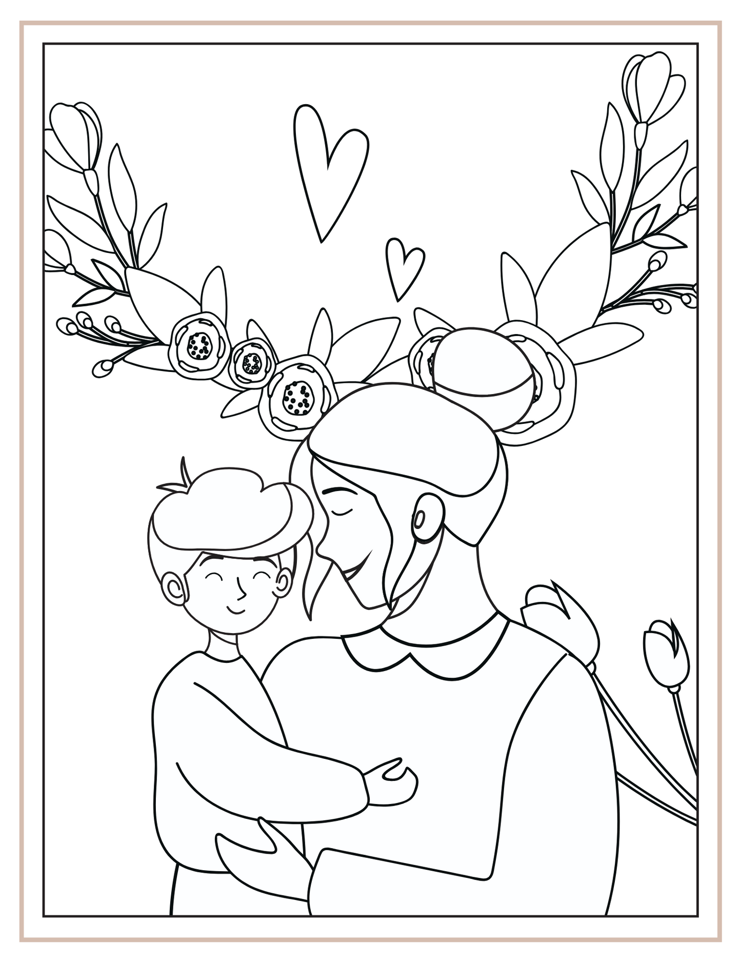 Mother's Day Coloring Book | Tender Moments