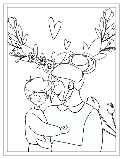 Mother's Day Coloring Book | Tender Moments